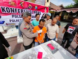 Polisi Berhasil Amankan Tersangka Perampokan Rumah Janda, Kedung Anyar Surabaya