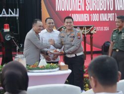 Monumen Knalpot di Resmikan Kapolrestabes Bersama Walikota Surabaya