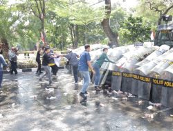 Polrestabes Surabaya Gelar Sispamkota di KPU, Antisipasi Potensi Kerawanan