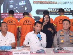 Berhasil Amankan 8 Tersangka Pengedar Sabu, Polres Lamongan Selamatkan Ratusan Orang dari Ancaman Narkoba