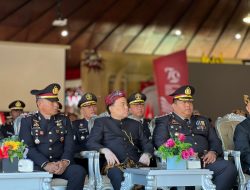 Lapas Narkotika Kelas IIA Pamekasan Ikuti Upacara HUT ke-79 di Pendopo Ronggosukowati Pamekasan