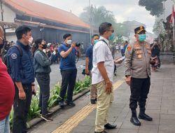 Kebakaran Pasar Seni Ubud, 21 unit Damkar, Polri & TNI Berjuang Padamkan Api