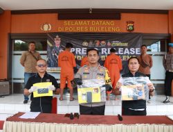 Satuan Sat Narkoba Kembali Ringkus Tiga Pelaku Kejahatan Narkoba di Bali Utara