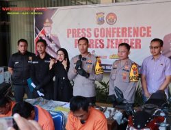 Polres Jember Amankan Tersangka Begal Payudara yang Resahkan Warga