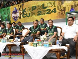 Dirjianbang Kodiklatal Hadiri Pembukaan Turnamen Bola Volly Babak 16 Besar Kapolri Cup Tahun 2024