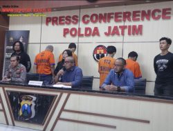 Polda Jatim Berhasil Ungkap Kasus Pencurian Baterai Tower Milik Provider, 4 Tersangka Diamankan