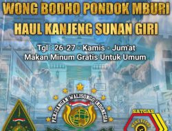 Haul Kanjeng Sunan Giri ke-519 Bersama Dapur Umum Wong Bodho Pondok Mburi