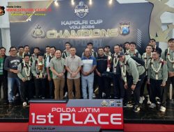 Tim Voli Putra Putri Polda Jatim Raih Juara Kapolri Cup 2024 Jadi Kado Terindah di HUT Jawa Timur ke -79