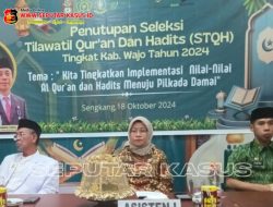 Penutupan Seleksi Tilawatil Qur’an dan Hadist Kabupaten Wajo, Membangun Prestasi dan Integritas