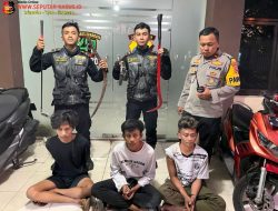 Respatti Polrestabes Surabaya Bekuk 3 Remaja Terlibat Aksi Tawuran di Kapasari