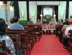 Cooling System Pilkada 2024, Polres Kediri Gelar Minggu Kasih Di GKJW Pare