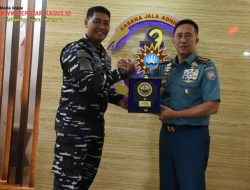Pererat Silaturahmi, Dankodiklatal Terima Kunjungan Danlantamal V 