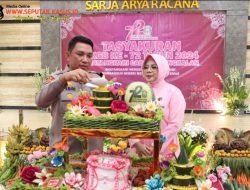 Ajak Saling Support, Polres Bangkalan Bersama Bhayangkari Laksanakan Tasyakuran HKGB ke 72