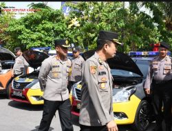 Polda Jatim Cek Ranmor Dinas Polres Madiun Kota, Pastikan Kesiapan Pengamanan Pilkada 2024