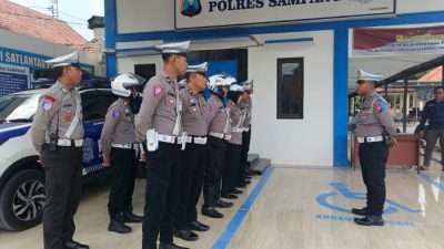 Zebra Semeru 2024, Satlantas Polres Sampang Menindak Tilang Manual 935 dan Teguran 2340