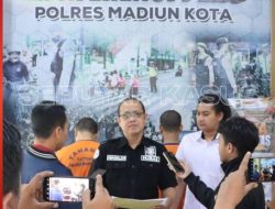 Polres Madiun Kota Ungkap Penyalahgunaan Narkotika Jenis Sabu 3 Tersangka Diamankan
