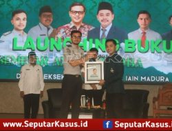Lapas Narkotika Kelas IIA Pamekasan Kanwil Kementerian IMIPAS Jatim Hadiri Launching Buku dan Seminar Anti Narkoba