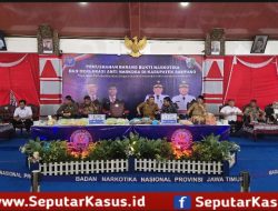 Lapas Narkotika Kelas IIA Pamekasan Menghadiri Kegiatan Pemusnahan Barang Bukti Narkotika dan Deklarasi Anti Narkoba di Kabupaten Sampang