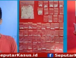 Satresnarkoba Polres Pelabuhan Tanjung Perak Amankan Kurir Sabu Asal Sidoarjo, 65 Poket Sabu Disita