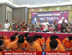 Polda Jatim Ungkap 1.863 Kasus dan Berhasil Amankan 2.307 Tersangka di Operasi Pekat II Semeru 2025