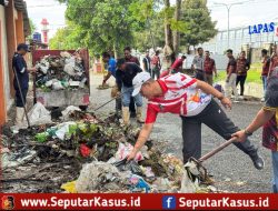 Lapas Narkotika Pamekasan Turun Tangan Bersihkan Lingkungan, Wujudkan Pemasyarakatan Bermanfaat untuk Masyarakat