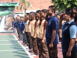 Bangun Semangat dan Ketertiban, Kabag TU Lapas I Madiun Pimpin Apel Pagi Warga Binaan