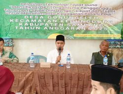 Terkait Maraknya Berbagai Serangan Hama Padi, Pemdes Gunungeleh Gelar Pelatihan Identifikasi Hama Pengganggu Tanaman