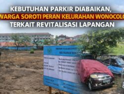 Warga Wonocolo Minta Fasilitas Parkir di Sekitar Lapangan, Khawatir Ganggu Akses Jalan Kampung
