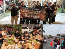 Owner Phatas Group Hengki Siswoyo Pimpin Langsung Aksi Bagi Takjil dan Bukber Komunitas Media