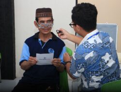 Lapas I Madiun Bersama My Optik, Peduli Kesehatan Pengelihatan Adakan Pemeriksaan Mata Warga Binaan