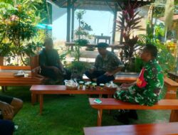 Wujudkan Wilayah Aman, Babinsa Desa Blimbingsari Ajak Warga Kawal Pembangunan Pemerintah