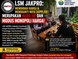 JAKPRO Bongkar Dugaan Mark-Up dan Monopoli MBG di Probolinggo, Bukti Nota Supplier Disiapkan untuk Audit Investigatif