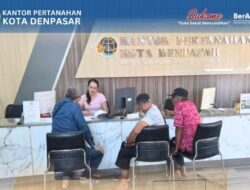 Kegiatan Pelayanan Pertanahan Akhir Pekan di Kantah Kota Denpasar