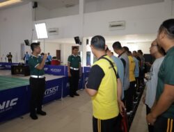 Turnamen Tenis Meja Hari Bhayangkara ke-80 Polrestabes Surabaya Resmi Bergulir, Perkuat Soliditas dan Sportivitas Personel
