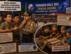 Dugaan Judi Capjeki di Taman Agung Warga Minta Kapolresta Banyuwangi Tindak Tegas