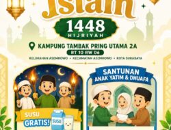 Karang Taruna RT 10 RW 06 Gelar Peringatan Tahun Baru Islam 1448 Hijriah dan Santunan Anak Yatim