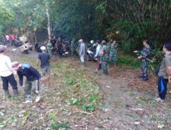 Koramil 1617-03/Melaya Pimpin Gotong Royong Besar Jelang Pembangunan Jembatan Garuda