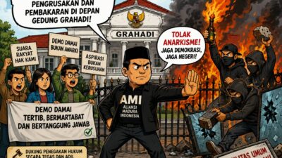 Pengrusakan dan Dugaan Pembakaran di Grahadi Dikecam AMI, Penegakan Hukum Diminta Tanpa Pandang Bulu