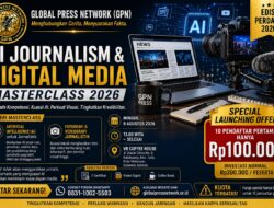 GPN Buka Pendaftaran AI Journalism & Digital Media Masterclass 2026, Bekali Insan Media Hadapi Era Kecerdasan Buatan