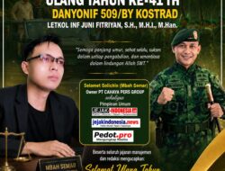 Selamat HUT ke-41 Danyonif 509/BY Kostrad, Mbah Semar: Semoga Semakin Profesional dan Dicintai Rakyat