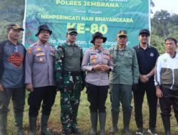 Reboisasi Hutan Palasari,  Dandim 1617/Jembrana Tegaskan Komitmen Jaga Ekosistem