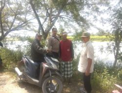 Bhabinkamtibmas Sumberrejo Sambangi Petani Tambak Ikan Dukung Program Ketahanan Pangan