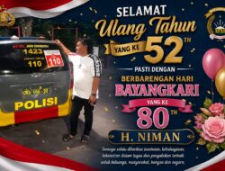 Bertepatan Hari Bhayangkari ke-80, H. Niman Rayakan Ulang Tahun ke-52 Penuh Doa dan Rasa Syukur