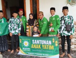 Santunan Anak Yatim Secara Door to Door Pemuda Ittihadul Ulama Gelar di Desa Ranon Pakuniran