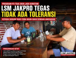 Program P3-TGAI 2026 Jadi Sorotan, LSM JAKPRO Tegaskan Tidak Ada Toleransi bagi Oknum yang Bermain dengan Anggaran