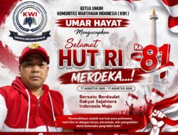 Sampaikan Ucapan HUT Kemerdekaan RI ke-81: Merdeka, Bersatu dan Berdaulat Ketua Umum KWI Umar Hayat 