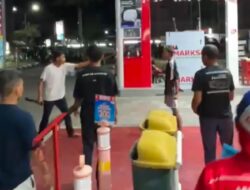 Gara-gara Teguran Antrean BBM, Dua Pria Terlibat Duel Parang di SPBU Amessangeng Wajo