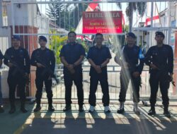 Perkuat Sinergi Pengamanan, Brimob Sambangi Lapas Kelas I Madiun