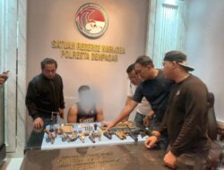 Penggerebekan Kasus Narkoba di Denpasar, Polisi Temukan Senpi, Airsoft Gun dan Puluhan Peluru 