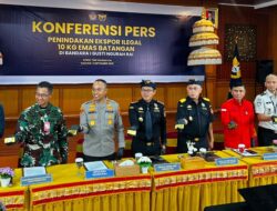 Terbongkar Ekspor Ilegal Emas 10.4 Kg, Kapolres Bandara Hadir dan Tegaskan Sinergi Penegakan Hukum